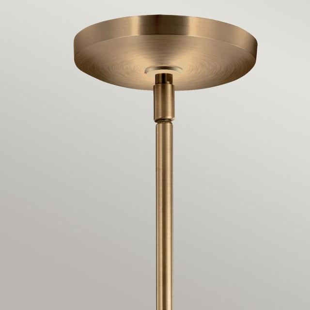 Aivian 3 Light Chandelier Weathered Brass