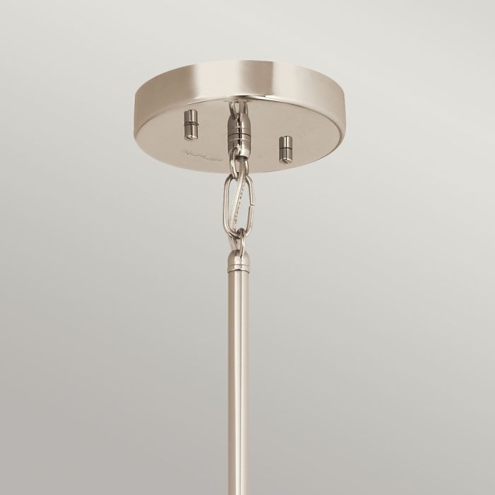 Aster 3 Light Pendant - Polished Nickel