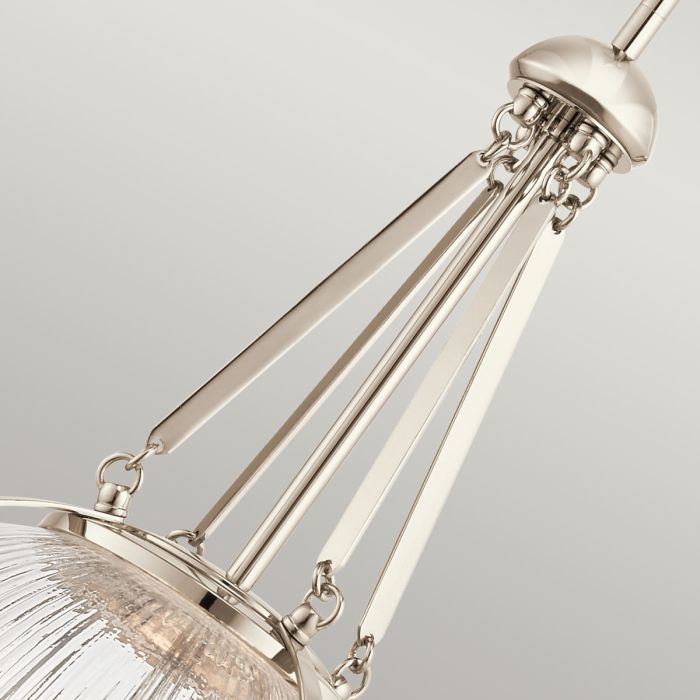 Aster 3 Light Pendant - Polished Nickel