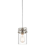 Brinley 1 Light Mini Pendant - Brushed Nickel