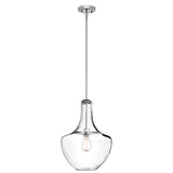 Everly 1 Light Medium Pendant - Chrome