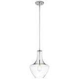 Everly 1 Light Small Pendant - Chrome