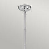 Everly 1 Light Small Pendant - Chrome