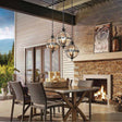Halleron 3 Light Chain Lantern - Comet Lighting