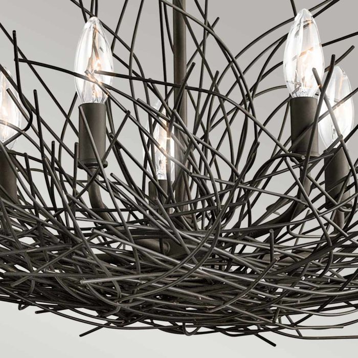 Organique 5 Light Chandelier - Comet Lighting