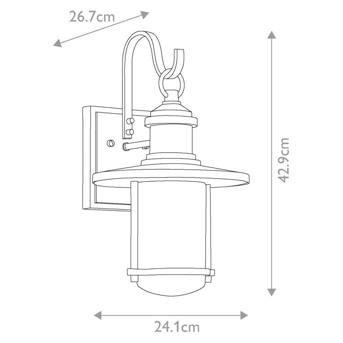 Riverwood Large Wall Lantern