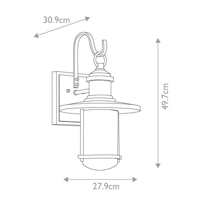 Riverwood XL Wall Lantern