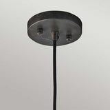 Rocklyn 1 Light Mini Pendant Raw Steel - Comet Lighting