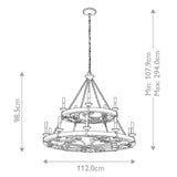 Taulbee 15 Light Chandelier