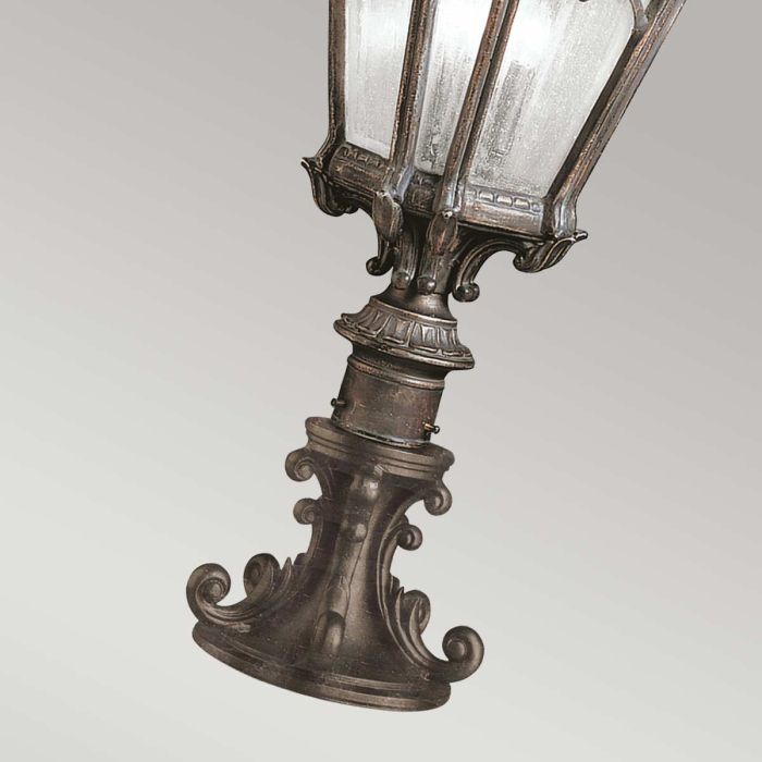 Tournai 2 Light Large Pedestal - Comet Lighting