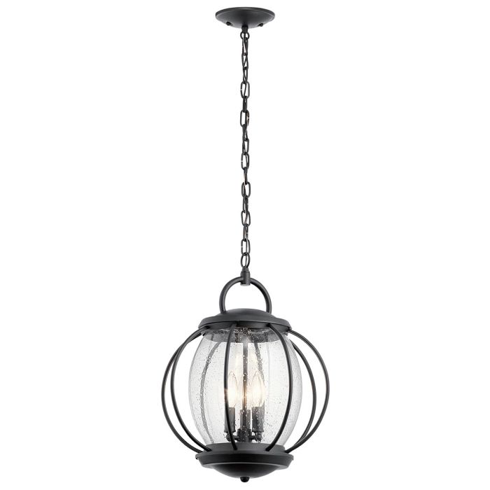 Vandalia 3 Light Large Chain Lantern - Comet Lighting