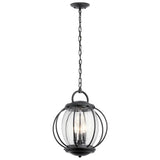 Vandalia 3 Light Large Chain Lantern - Comet Lighting