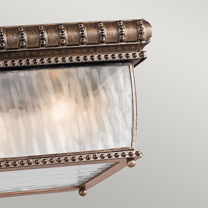 Venetian Rain 2 Light Flush Mount - Comet Lighting