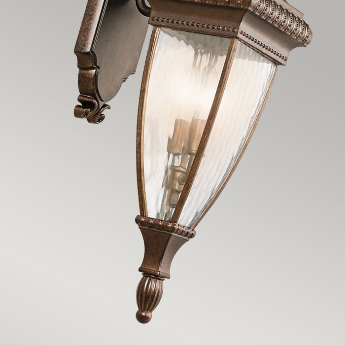 Venetian Rain 2 Light Medium Wall Lantern - Comet Lighting