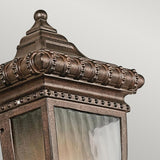 Venetian Rain 1 Light Half Wall Lantern - Comet Lighting