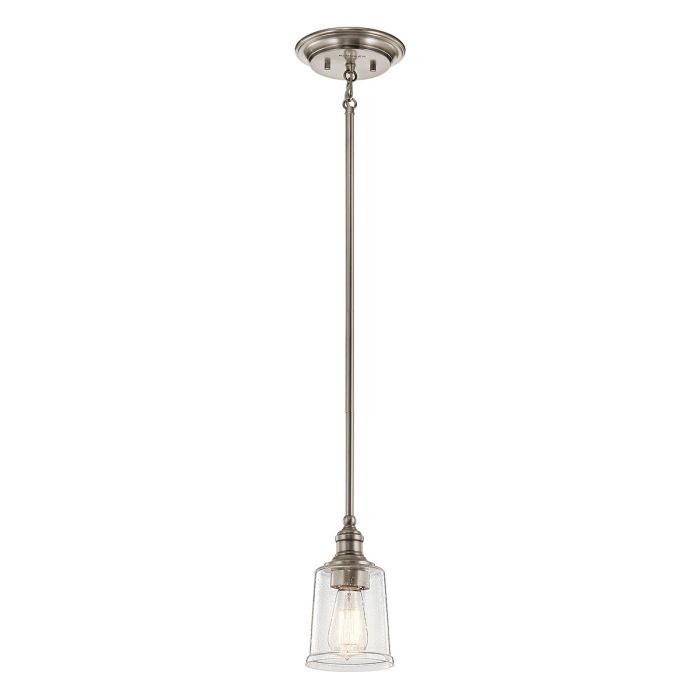 Waverly 1 Light Mini Pendant - Classic Pewter - Comet Lighting