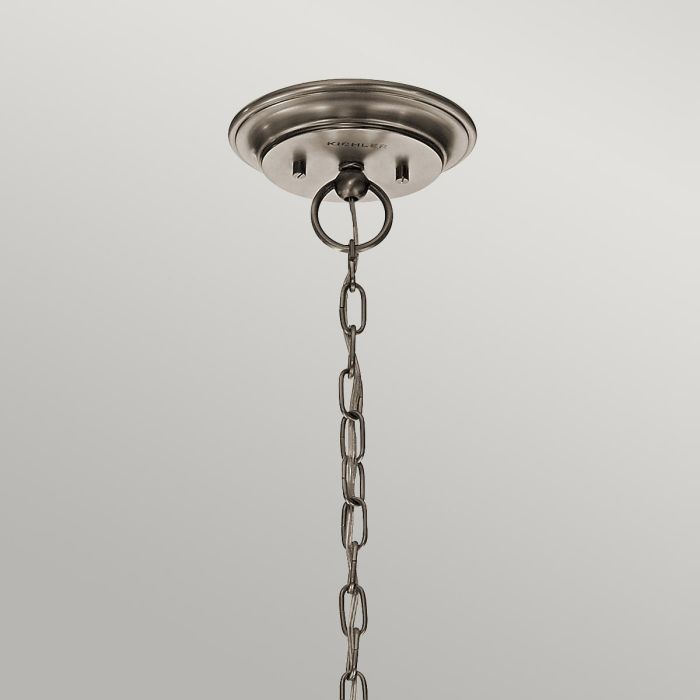 Waverly 5 Light Chandelier - Classic Pewter - Comet Lighting