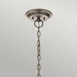 Waverly 5 Light Chandelier - Classic Pewter - Comet Lighting