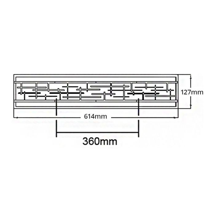 Zolon Large Wall Light - Comet Lighting