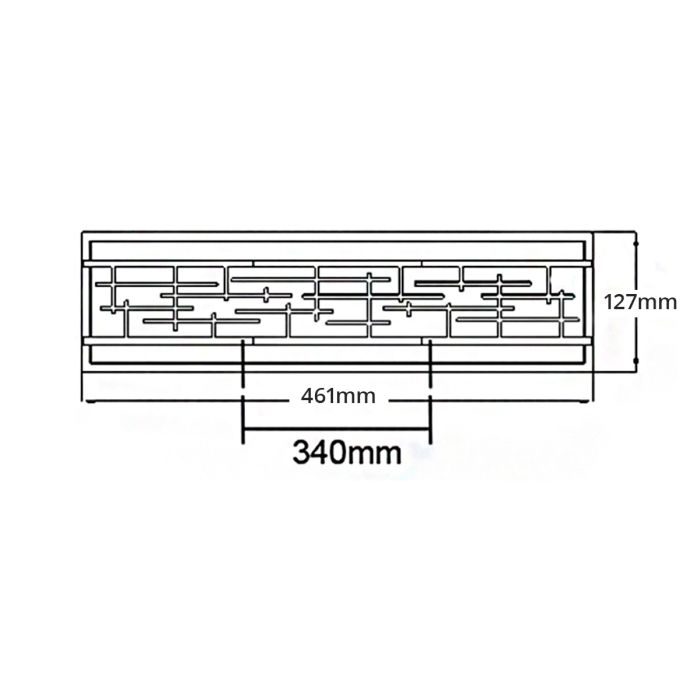 Zolon Medium Wall Light - Comet Lighting