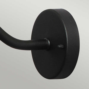 Klampenborg 1 Light Wall Lantern - Black - Comet Lighting