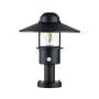 Klampenborg 1 Light Pedestal with PIR - Black