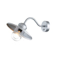 Klampenborg 1 Light Wall Lantern with PIR - Silver - Comet Lighting