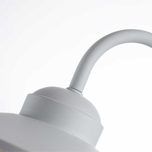 Klampenborg 1 Light Wall Lantern - White - Comet Lighting