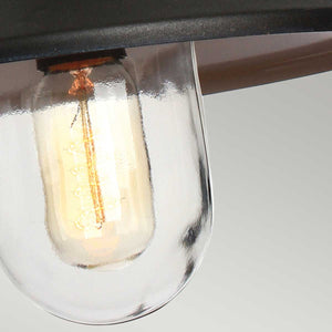Klampenborg 1 Light Chain Lantern - Black - Comet Lighting