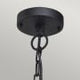 Klampenborg 1 Light Chain Lantern - Black