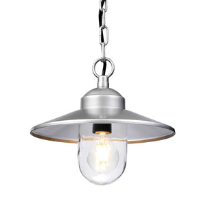 Klampenborg Chain Ceiling Lantern Silver - Comet Lighting