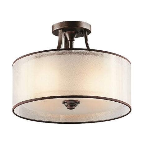 Lacey Small Semi-Flush Ceiling Light