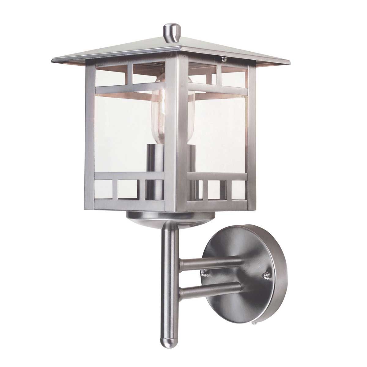 Kolne Outdoor Wall Lantern Stainless Steel - Comet Lighting