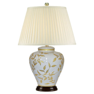 Leaves Brown Gold 1-Light Table Lamp - Comet Lighting