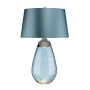 Lena 2 Light Large Blue Table Lamp