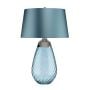 Lena 2 Light Large Blue Table Lamp