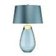 Lena 2 Light Large Blue Table Lamp