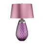 Lena 2 Light Large Plum Table Lamp