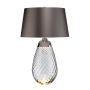 Lena 2 Light Large Smoke Table Lamp