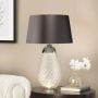 Lena 2 Light Large Smoke Table Lamp