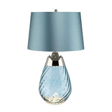 Lena 2 Light Small Blue Table Lamp - Comet Lighting