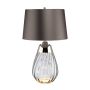 Lena 2 Light Small Smoke Table Lamp