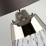 Lena 2 Light Small Smoke Table Lamp - Comet Lighting