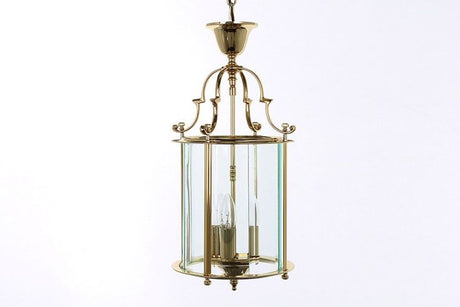 LANTERN Colchester 3lt Ceiling Light Polished Brass