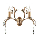 Lily 2-Light Wall Light Antique Bronze - Comet Lighting