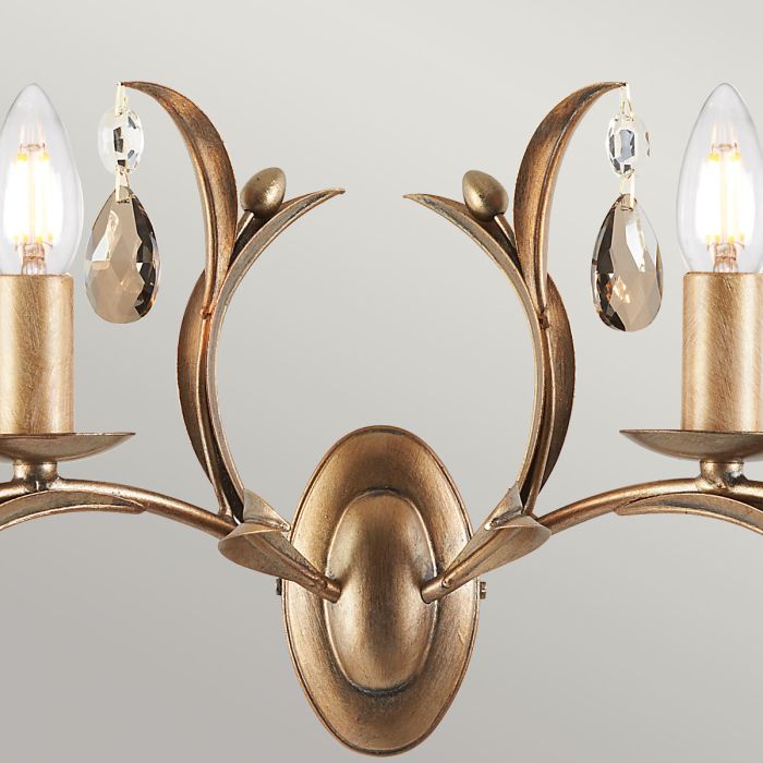 Lily 2 Light Wall Light - Comet Lighting
