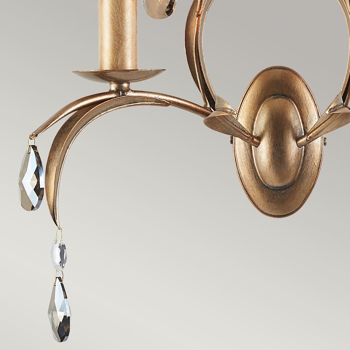 Lily 2-Light Wall Light Antique Bronze - Comet Lighting