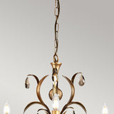 Lily 3-Light Chandelier Antique Bronze - Comet Lighting