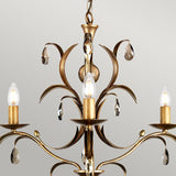 Lily 3-Light Chandelier Antique Bronze - Comet Lighting