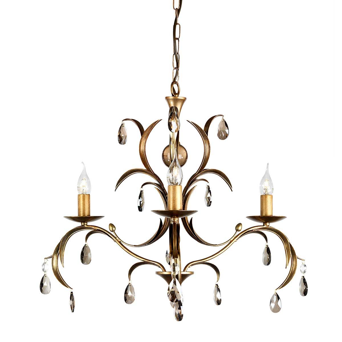 Lily 3 Light Chandelier - Comet Lighting